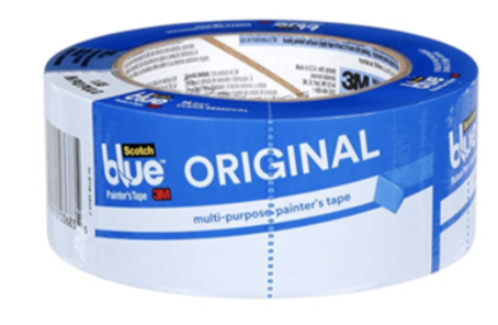 Optional blue painters tape