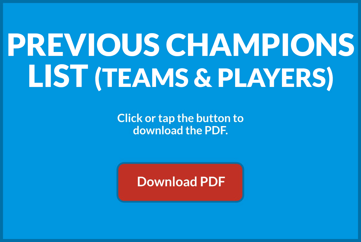Team Champion, and Player Champions List